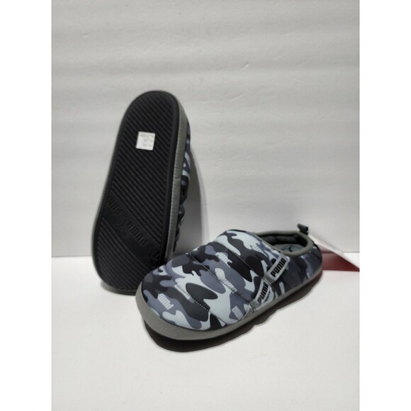 New PUMA SCUFF CAMO CAMOUFLAGE SLIPPERS MENS SIZE 11 BLACK HIGH RISE 385278-01 - Picture 5 of 10